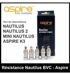 RÉSISTANCE NAUTILUS BVC - ASPIRE