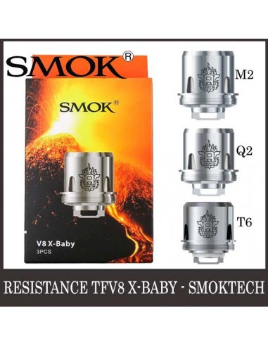 RÉSISTANCE TFV8 X-BABY - SMOKTECH