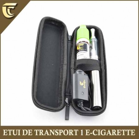 Etui zip pour transporter e-cigarette