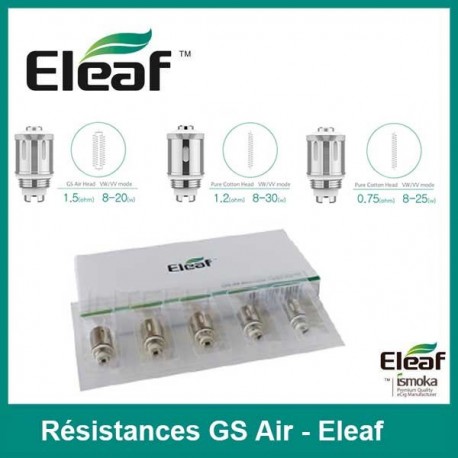 Résistance GS Air Eleaf - lot de 5