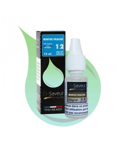 E-liquide Menthe Fraîche E-Saveur