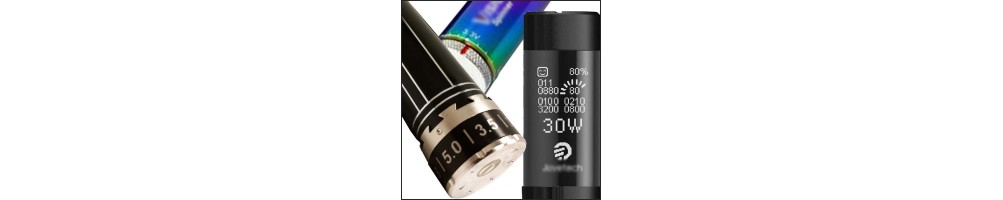 Batterie pour e-cigarette: ajuster le voltage ou les Watts